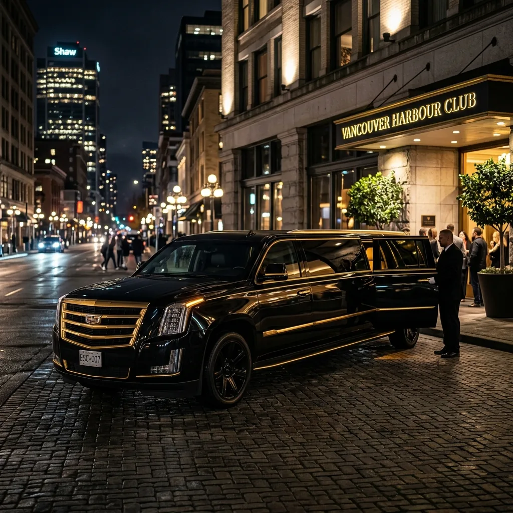 Chauffeur meet and greet at night