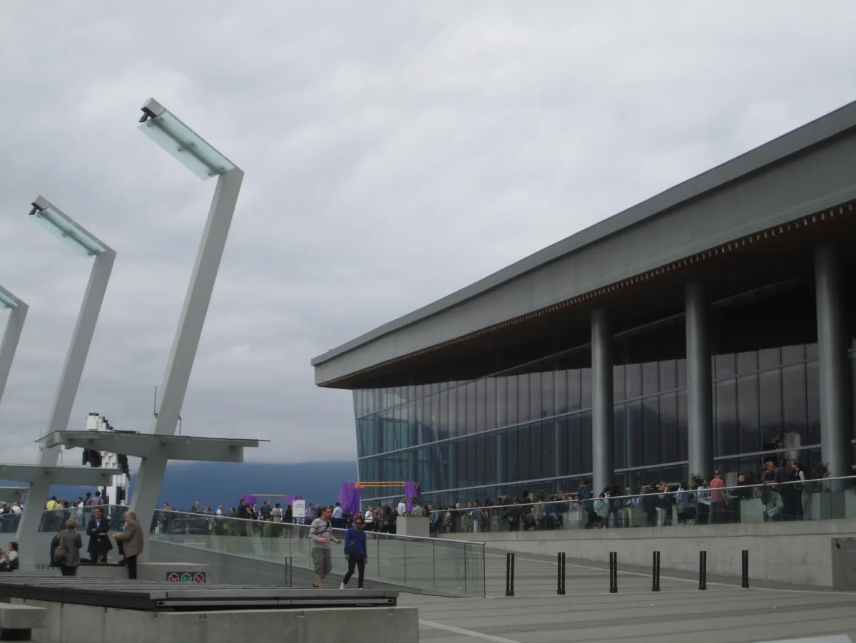 Vancouver waterfront and the Convention Centre