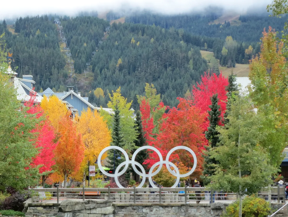 Whistler Village in the fall